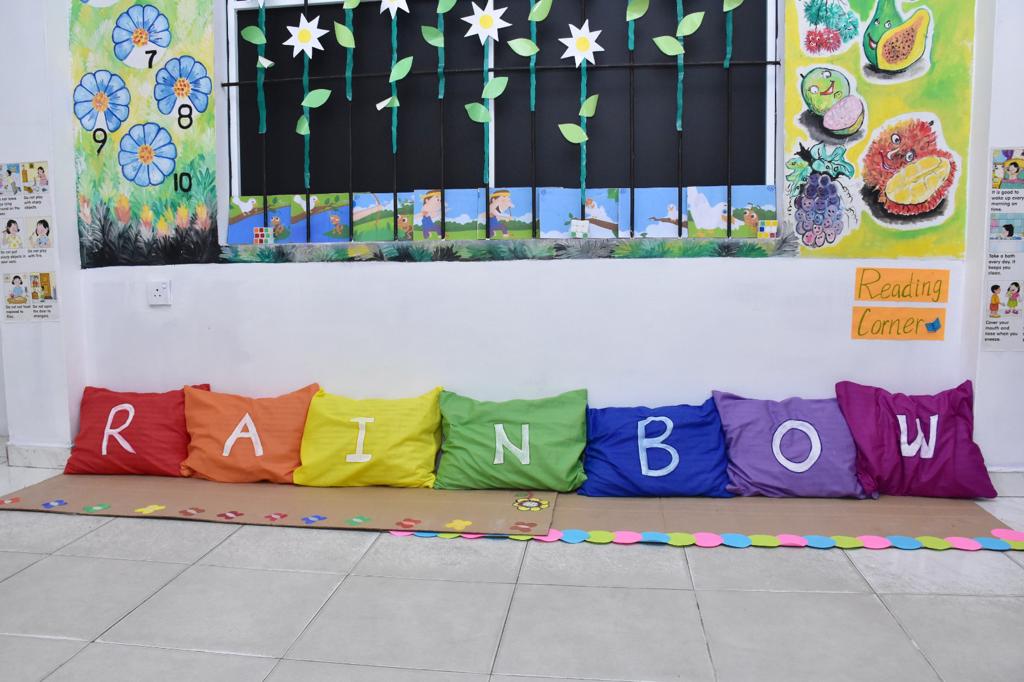 Marvel International School kids work